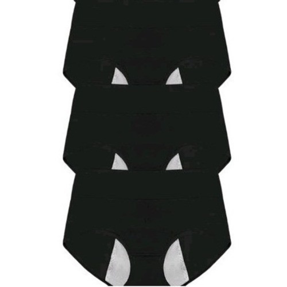 3 Pack Innersy Postpartum Period Panties Heavy Flow Leak Proof Black, 3X-Large